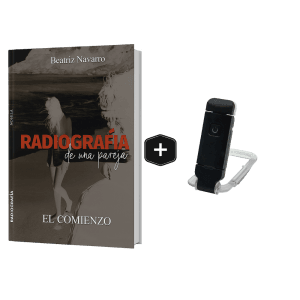 Pack de lectura con novela y lámpara recargable
